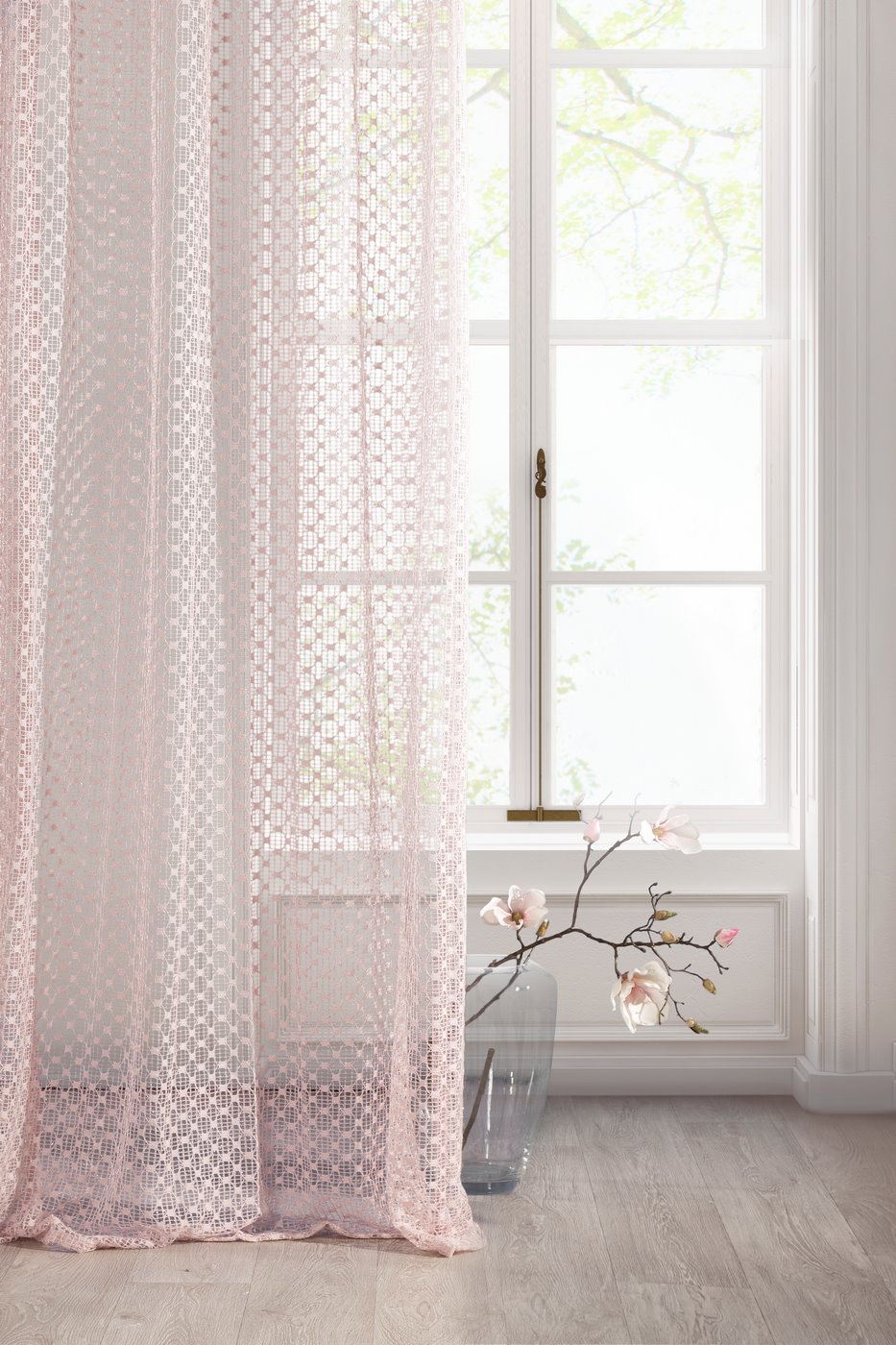 Pastelowa kolorystyka, subtelne zdobienia i przyjemne w dotyku tkaniny